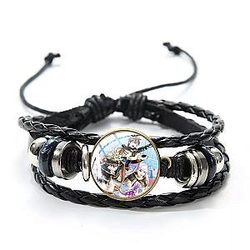 Black Clover Accessories: Noelle Silva Yuno Asta Leather Bracelet