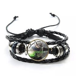 Black Clover Accessories:  Yuno Leather Bracelet