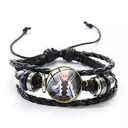 Black Clover Accessories: Julius Black Clover Leather Bracelet