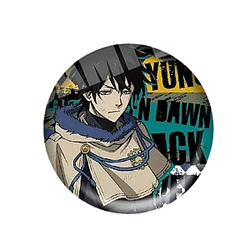 Black Clover Accessories: Yuno Badges Round