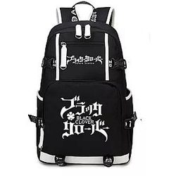 Black Clover Backpack: Canvas Black Clover Backpack
