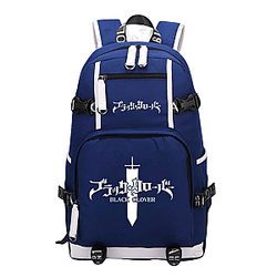 Black Clover Backpack: Black Clover and Sword Navy Blue Backpack