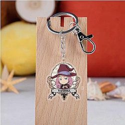 Black Clover Keychain: Small Gift Vanessa  Acrylic Black Clover Keychain