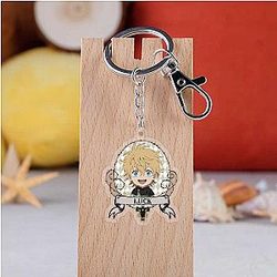 Black Clover Keychain: Small Gift Luck Voltia Acrylic Black Clover Keychain
