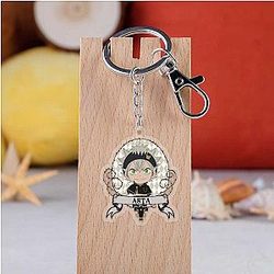 Black Clover Keychain: Small Gift Asta Acrylic Black Clover Keychain