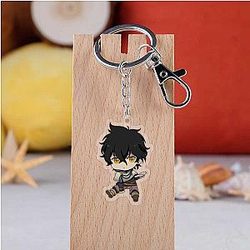 Black Clover Keychain: Cute Yuno 5.5cm Acrylic Black Clover Keychain