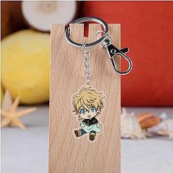 Black Clover Keychain: Cute Luck Voltia 5.5cm Acrylic Black Clover Keychain