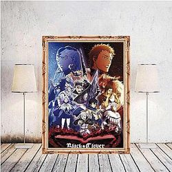 Black Clover Poster: Scroll Black Clover Character List  Pictuce Hanging 29*42cm