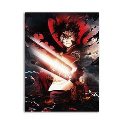 Black Clover Poster: Asta with Sword 3D Canvas