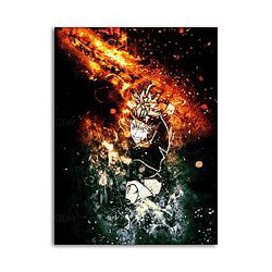 Black Clover Poster: Asta Quarters Knight 3D Canvas