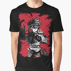 Black Clover Shirt - Black Clover Asta T-Shirt Graphic T-Shirt