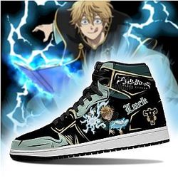 Black Clover Shoes: Luck Voltia High Top Jordan Sneaker
