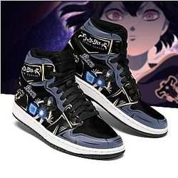 Black Clover Shoes: Nero High Top Jordan Sneaker