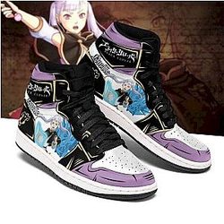 Black Clover Shoes: Noelle Silva Purple Jordan Sneaker