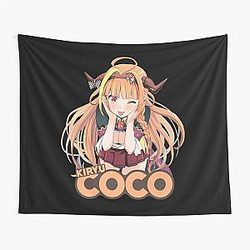 Hololive Flags – Kiryu Coco Cute Art Printed Flag Tapestry