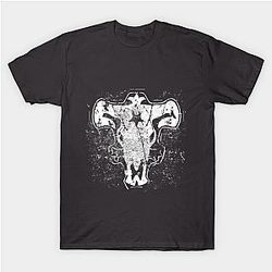 Black Clover Shirt - Black Bulls Distressed Logo | Black Clover Shirt