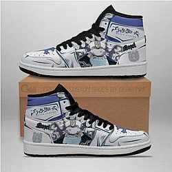 Black Clover: Nozel Silva Blue Jordan Sneaker
