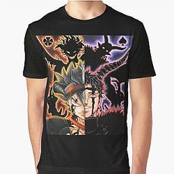 Black Clover Shirt - Asta Vs Zenon T-Shirt Graphic T-Shirt