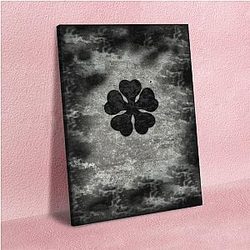 Black Clover Poster: Five-leaf Clover Canvas HD Model 1 size 40x30cm