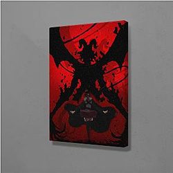 Black Clover Poster: Black Clover Demon HD Canvas Model 2 (30x40cm)