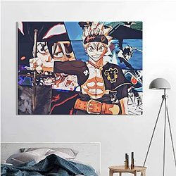Black Clover Poster: Asta HD Canvas (30x42cm)