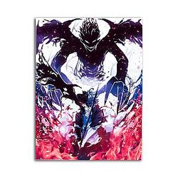 Black Clover Poster: Demon Main Character Asta Canvas