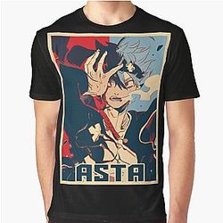 Black Clover Shirt - Asta Black clover T-Shirt Copy Graphic T-Shirt