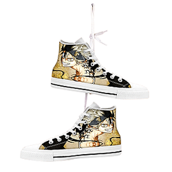 Black Clover Shoes: Asta High Top Converse Shoes