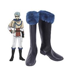 Black Clover Cosplay: Klaus Lunettes Cosplay Boots Black Shoes Custom Made