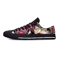 Black Clover Shoes: Asta Low Top 3D Shoes Low Converse