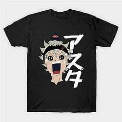 Black Clover Shirt - Asta Black Clover Shirt