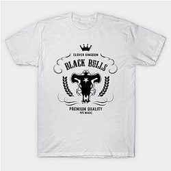 Black Clover Shirt - Black Bulls Whisky Label | Black Clover Shirt