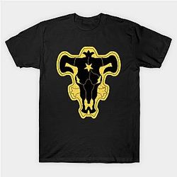 Black Clover Shirt - Black Bull Squad Worn Logo - Black Clover Shirt