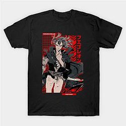 Black Clover Shirt - Fuegoleon Vermillion = BLACK CLOVER  = Anime Star Edition -Red- Shirt