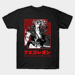 Black Clover Shirt - Fuegoleon Vermillion - BLACK CLOVER - Manga Panel Design Shirt