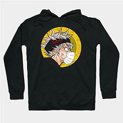Black Clover Hoodie - Stay at home asta Hoodie
