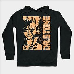 Black Clover Hoodie - Senku Ishigami | Dr. Stone Hoodie