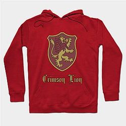 Black Clover Hoodie - Crimson Lion badge black clover Hoodie