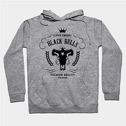 Black Clover Hoodie - Black Bulls Whisky Label | Black Clover Hoodie