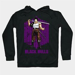 Black Clover Hoodie - Black Bulls Hoodie