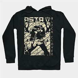 Black Clover Hoodie - Asta Black bulls Hoodie