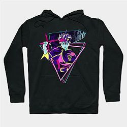 Black Clover Hoodie - Black Clover - Asta Retro design Hoodie