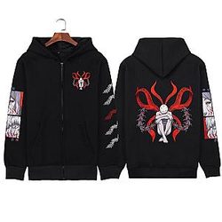 Black Clover Hoodie - Scorpion Print Zipper Hoodies