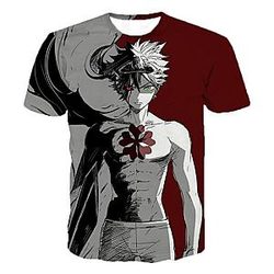 Black Clover T-Shirt - Printed Casual T-shirts