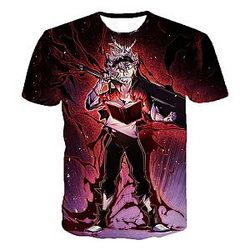 Black Clover T-Shirt - 3D Printed T-shirts