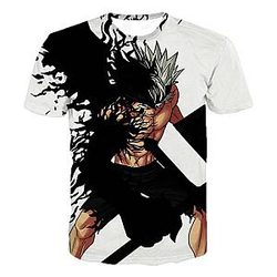 Black Clover 3D Printed T-Shirt - Casual T-shirts