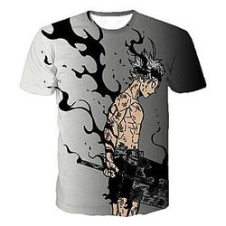 Black Clover 3D Printed T-Shirt - Summer Fashion Casual T-shirts