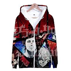 Black Clover Jacket - 3D Fashionable Must-have Printed Casual Fashionable Jackets