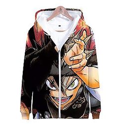 Black Clover Jacket - Printed Casual Fashionable Jackets
