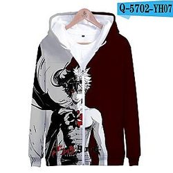 Black Clover Jacket - Unisex 3D Print Casual Fashionable Jackets